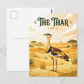 Thar Desert India ポストカード (正面/裏面)