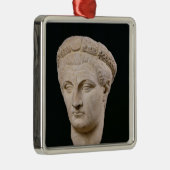 Thasosからの皇帝Claudiusのバスト メタルオーナメント (右)