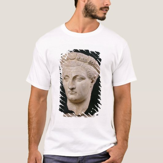 Thasosからの皇帝Claudiusのバスト Tシャツ (正面)