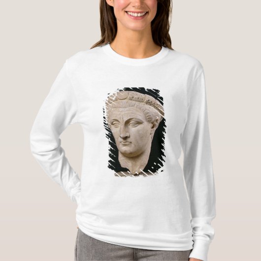Thasosからの皇帝Claudiusのバスト Tシャツ (正面)