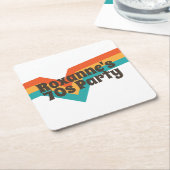 That 70s Birthday Party  スクエアペーパーコースター (アングル)