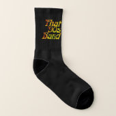That '90s Band - グランジ Logo Black ソックス (左内側)