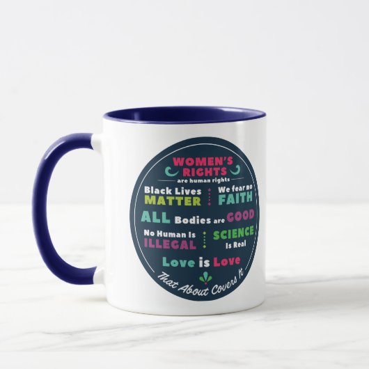 That About Covers It Progressive Mug マグカップ (左)