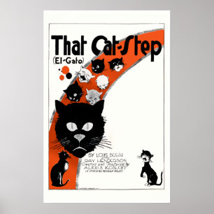 That Cat Stop - El Gato Large Poster ポスター