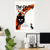 That Cat Stop - El Gato Large Poster ポスター (ホームオフィス)