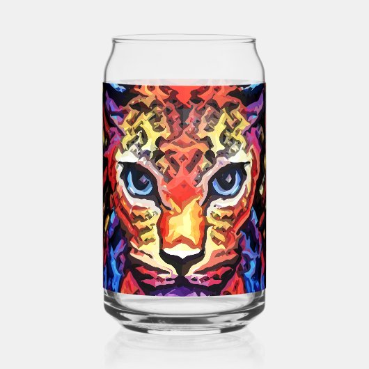 That Colorful Leopard Look  ガラス缶 (正面)