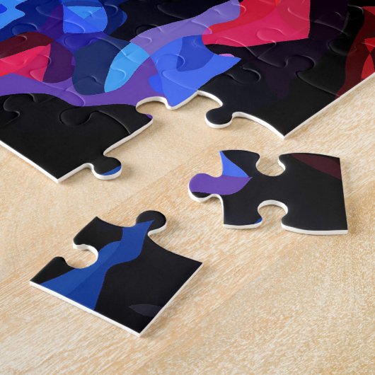 That Colorful Leopard Look ジグソーパズル (側面)