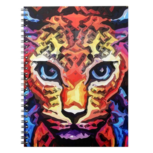 That Colorful Leopard Look  ノートブック (正面)