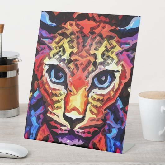 That Colorful Leopard Look  台座サイン (インサイチュ)