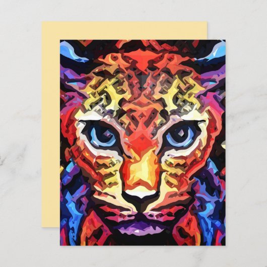 That Colorful Leopard Look Paper Sheet (正面/裏面)