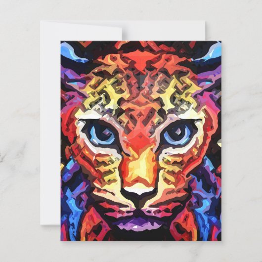 That Colorful Leopard Look Paper Sheet (正面)