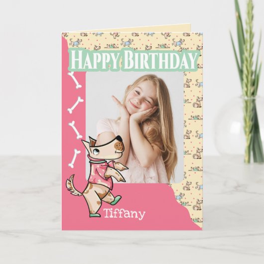That Dog Lifeハッピーバースデー写真 カード (正面)