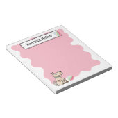 That Dog Life 犬のボール 赤いノート ノートパッド (アングル)