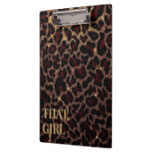 That Girl Leopard Print Clipboard クリップボード (左)