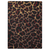 That Girl Leopard Print Clipboard クリップボード (裏面)