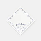 "That is Amore"イタリアン婚約ブライダルナプキンス スタンダードカクテルナプキン (角)