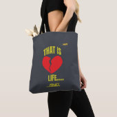 That Is Life Cruel Broken Heart Tote Bag - Edgy Gr トートバッグ (クローズアップ)