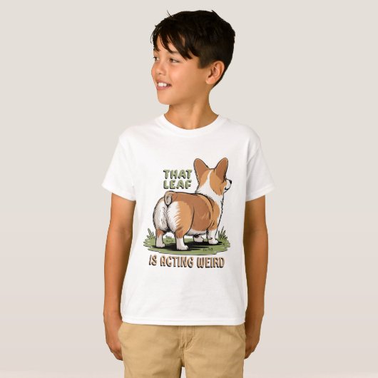 That Leaf Is Acting Weird Tシャツ (正面フル)