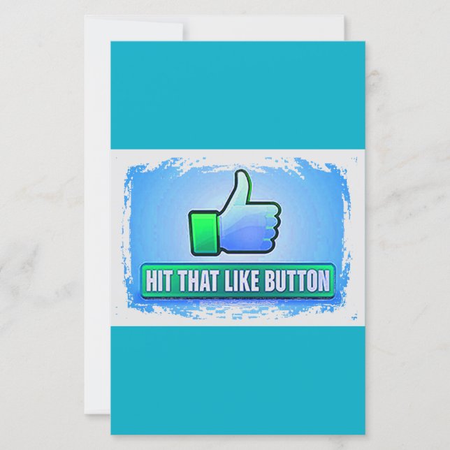 That Likeボタンの招待状とアナウンス (正面)