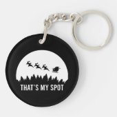 That My おもしろい Spot Systems Session Santa on Sleigh キーホルダー (裏面)