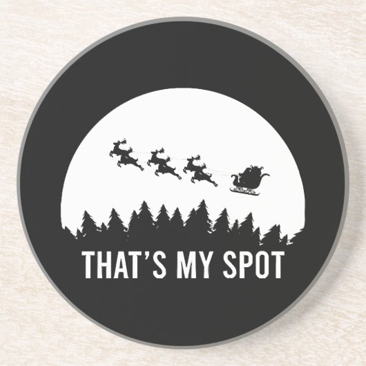 That My おもしろい Spot Systems Session Santa on Sleigh コースター (正面)