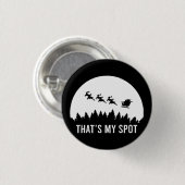 That My おもしろい Spot Systems Session Santa on Sleigh 缶バッジ (正面&裏面)