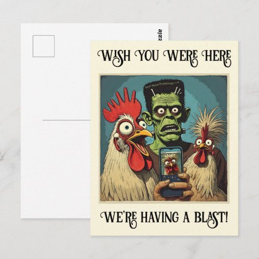 “That One Friend” Cheesy Chicken ポストカード (正面/裏面)