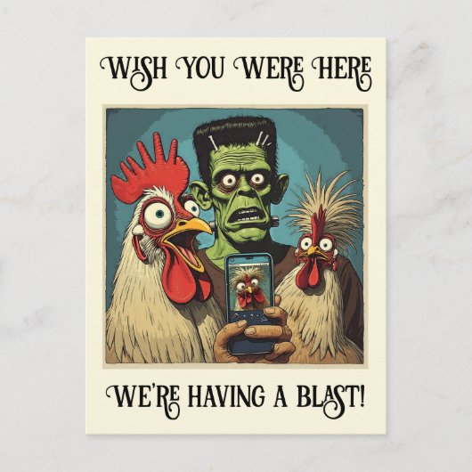 “That One Friend” Cheesy Chicken ポストカード (正面)