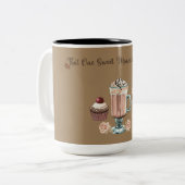 THAT ONE SWEET MOMENT OF THE DAY ツートーンマグカップ (正面左)