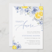 That’s Amore Italian Lemon Bridal Shower 招待状 (正面)