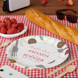 That’s Amore Italian Pasta Wedding ペーパープレート