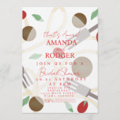 That’s Amore Italian Pasta Wedding 招待状 (正面)