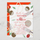 That’s Amore Italian Pasta Wedding 招待状 (正面/裏面)