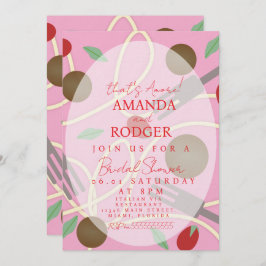 That’s Amore Italian Pasta Wedding 招待状