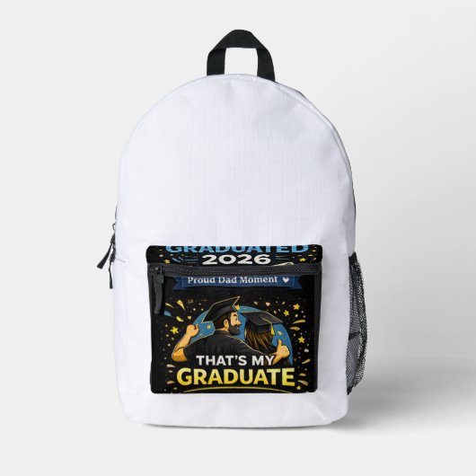 That’s My Graduate プリントバックパック (正面)