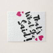 That’s What She Said” Funny– Sarcastic Humor ジグソーパズル (横)
