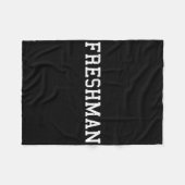 That Says Freshman Tee Print Ck To School フリースブランケット (正面(横))