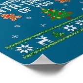 That Wasn't Very Data Driven Of You Ugly Christmas ポスター (角)