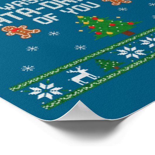 That Wasn't Very Data Driven Of You Ugly Christmas ポスター (角)