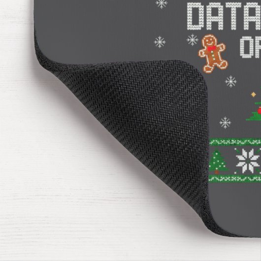 That Wasn't Very Data Driven Of You Ugly Christmas マウスパッド (コーナー)
