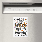 That Witch Took My Candy Typography マグネット (インサイチュ (食洗機))