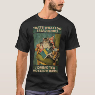 That&x27;sお茶と本を飲む読のには何をするか tシャツ