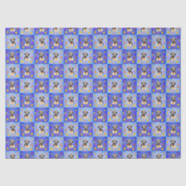 Thatch Border Terrier patchwork Pattern 薄葉紙