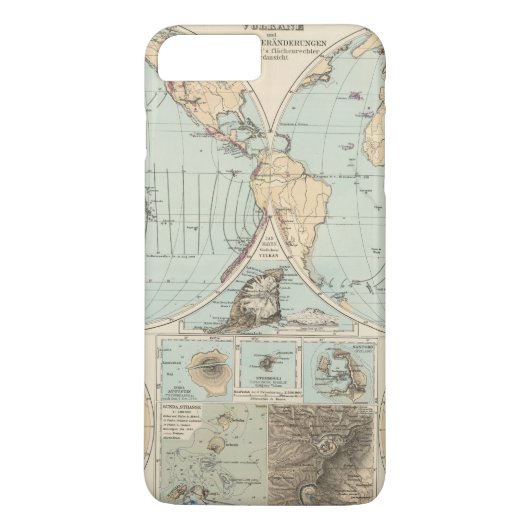 Thatigkeit des Erdinnernの地図書の地図 Case-Mate iPhoneケース (裏面)
