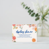 Thatsアモアフローラブライダルシャワーディスプレイシャワー エンクロージャーカード (スタンド正面)