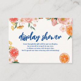 Thatsアモアフローラブライダルシャワーディスプレイシャワー エンクロージャーカード