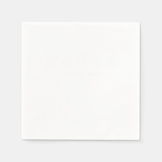 ThatsゴルフゴルフゴルファーGolf Playerパターギフト スタンダードカクテルナプキン (正面)