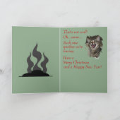Thats石炭笑い猫クリスマスカード シーズンカード (内部)