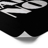 That's A Hard No Premium ポスター (角)