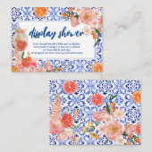 Thats Amoreブライダルシャワーギフトディスプレイシャワー エンクロージャーカード (正面/裏面)